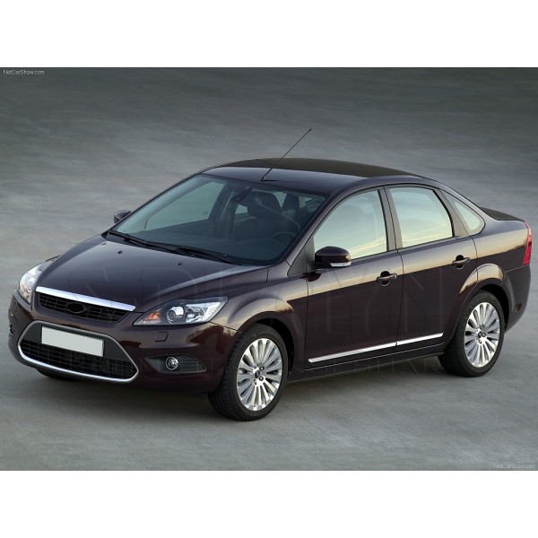 Nerez + ABS lišty dveří Ford Focus II FL