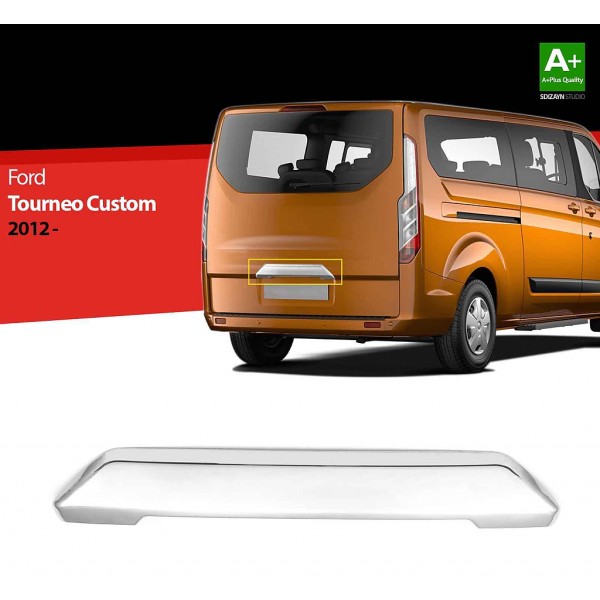 Nerez dekorační lišta nad SPZ Ford Tourneo Custom I - model bez kamery