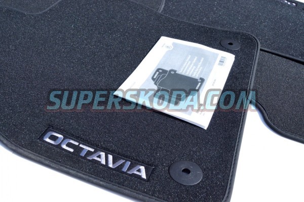 Škoda Octavia III - Textilní koberce s logem OCTAVIA PRESTIGE