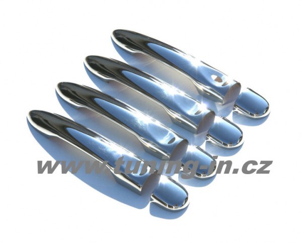 Renault Megane III 09-11 - nerez chrom kryty klik - OMSA LINE