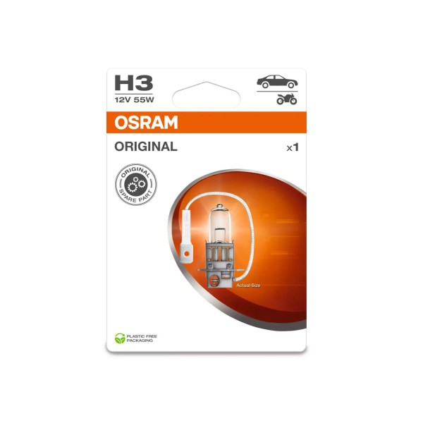 OSRAM STANDARD autožárovka H3, 1 ks v balení