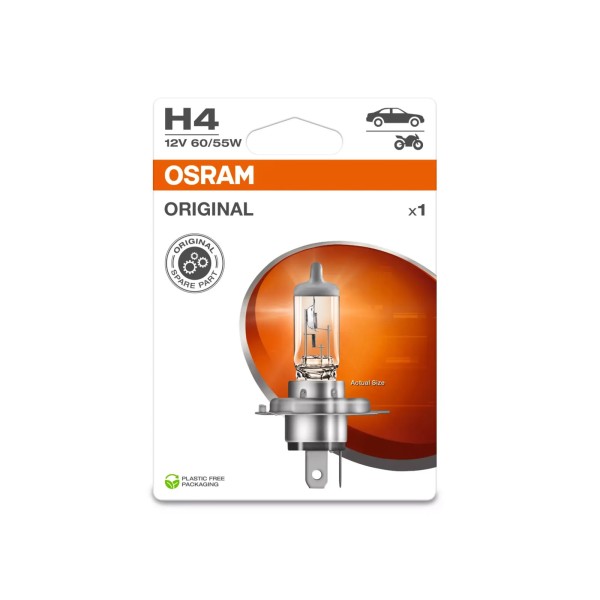 OSRAM STANDARD autožárovka H4, 1 ks v balení
