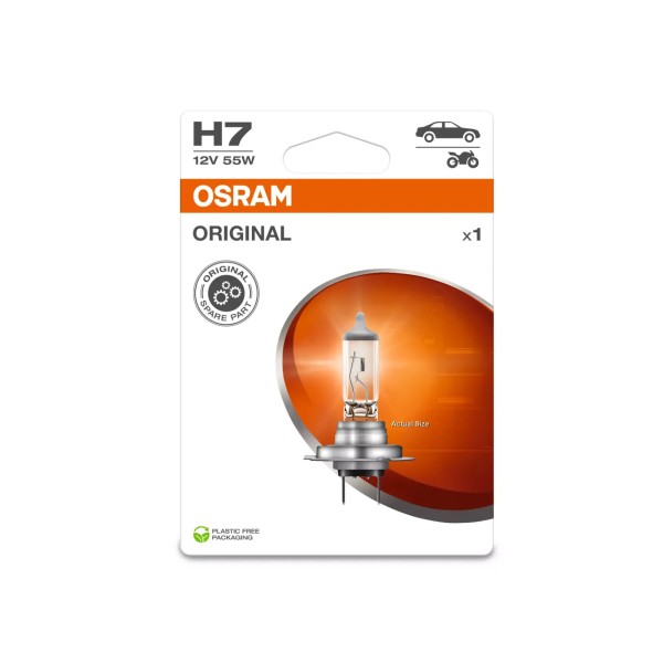 OSRAM STANDARD autožárovka H7, 1 ks v balení