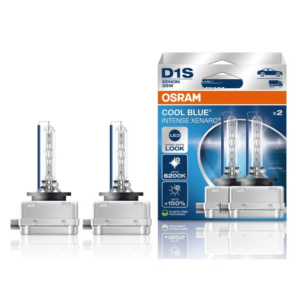 OSRAM XENARC COOL BLUE INTENSE NEXT GENERATION D1S - xenonové výbojky, 35 W, PK32d-2, 2 ks v balení
