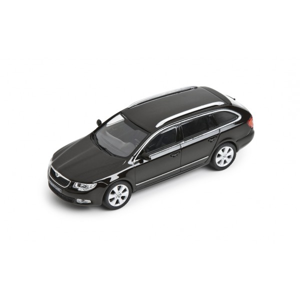 Abrex model 1:43 Škoda Superb II Combi Black Magic