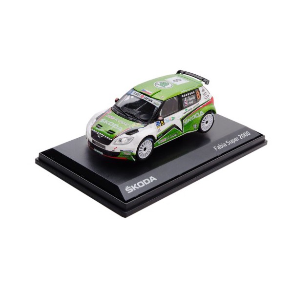 Abrex model 1:43 Škoda Fabia III S2000  Island Canarias KOPECKY no 8