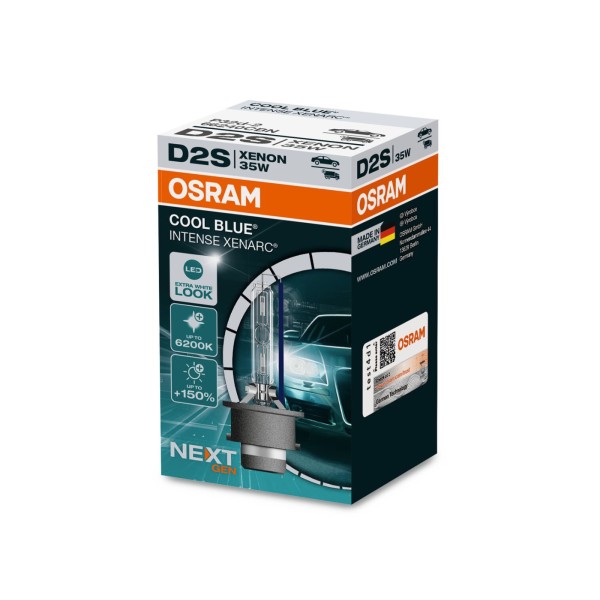 OSRAM XENARC COOL BLUE INTENSE NEXT GENERATION D2S - xenonová výbojka, 35 W, P32d-2, 1ks v balení