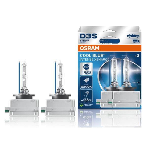 OSRAM XENARC COOL BLUE INTENSE NEXT GENERATION D3S - xenonové výbojky, 35 W, PK32d-5, 2 ks v balení