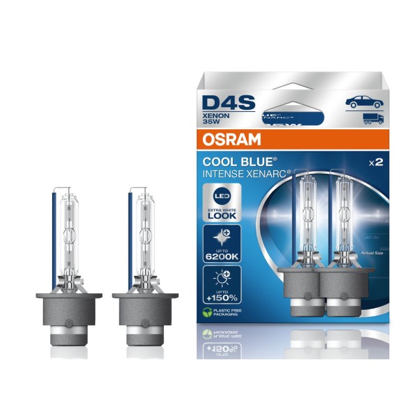OSRAM XENARC COOL BLUE INTENSE NEXT GENERATION D4S - xenonové výbojky, 35 W, P32d-5, 2 ks v balení