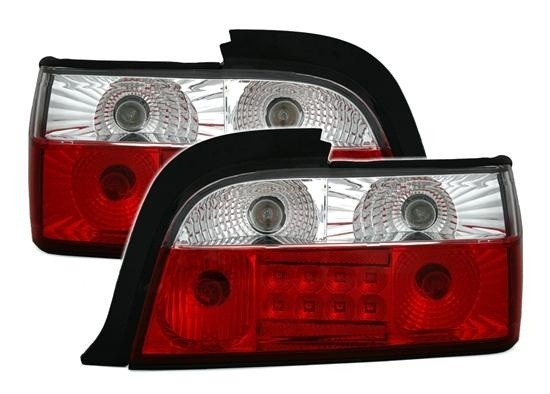 Zadní světla BMW 3 E36 coupe, cabrio LED červeno/čiré