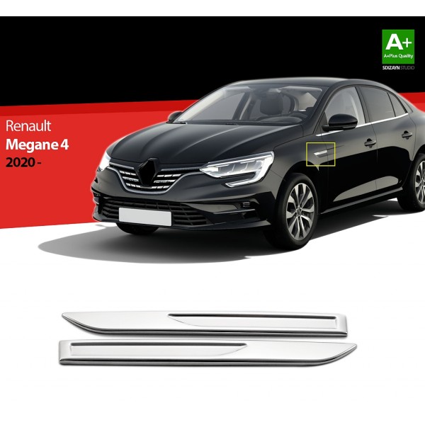 Nerez dekorační lišty předních blatníků Renault Mégane IV FL