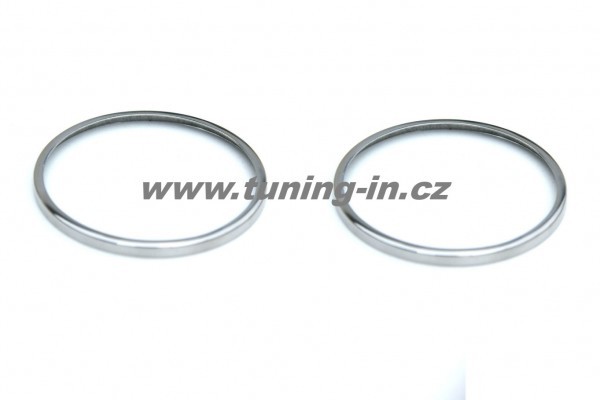 Škoda Superb II - chrom rámečky ovladačů climatronic KI-R