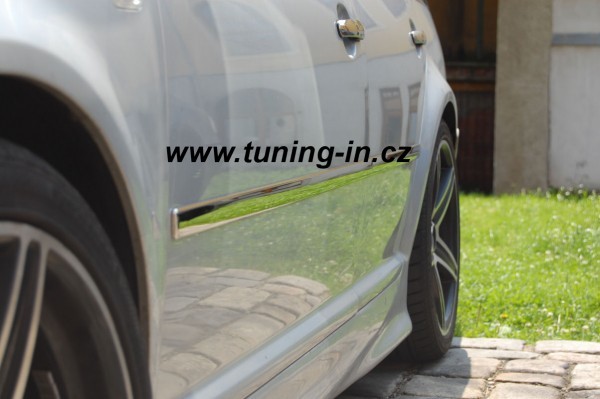 VW Golf IV 4D/Variant - nerez chrom lišty bočních dveří  - OMSA LINE