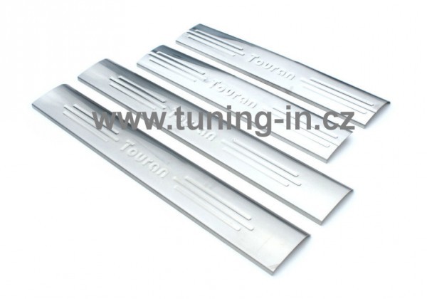 VW Touran I - nerez chrom prahové lišty - OMSA LINE