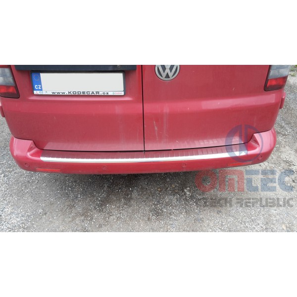 VW T5 Caravelle 03-15 - nerez ochranný panel zadního nárazníku V