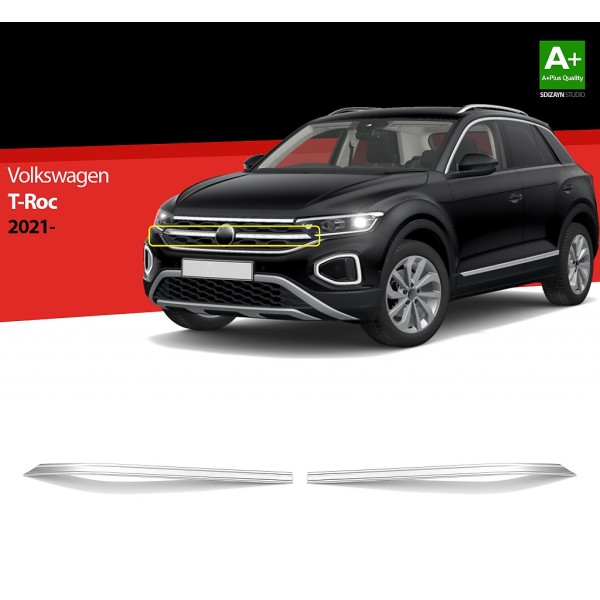 Nerez lišty přední masky Volkswagen T-Roc FL