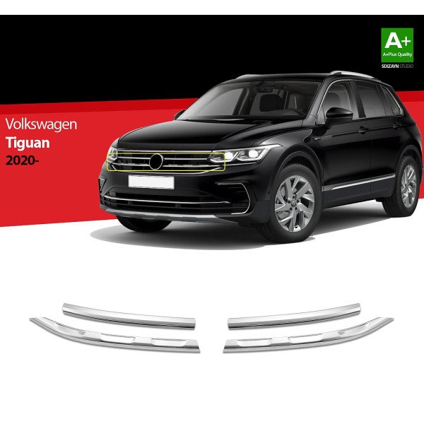 Nerez lišty přední masky Volkswagen TIGUAN II
