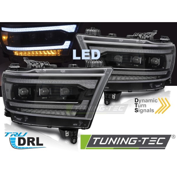 DODGE RAM 2019-2022 - přední LED světla DRL