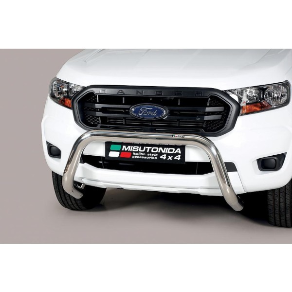 Ford Ranger nerezový přední ochranný rám 76mm