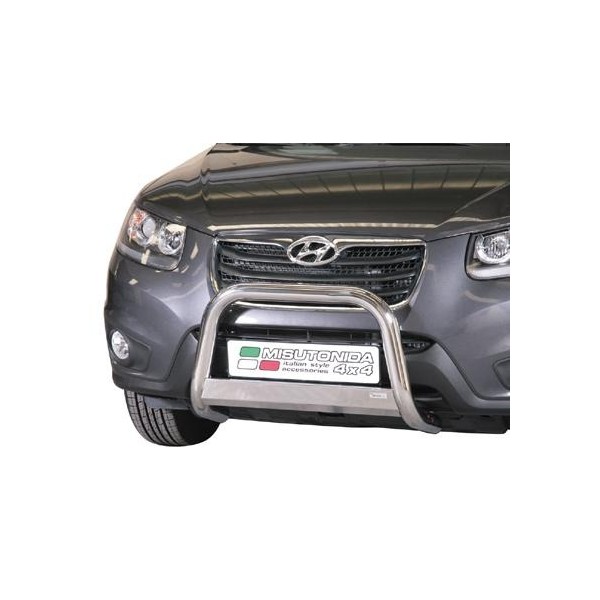 Hyundai Santa-Fe II FL nerezový přední ochranný rám 63mm