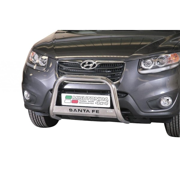 Hyundai Santa-Fe II FL nerezový přední ochranný rám 63mm