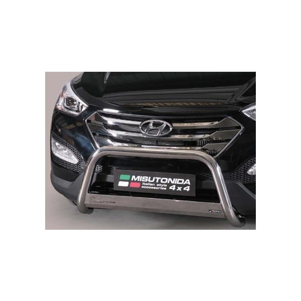 Hyundai Santa-Fe III nerezový přední ochranný rám 63mm