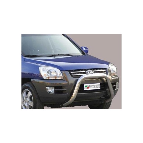Kia Sportage II nerezový přední ochranný rám 76mm