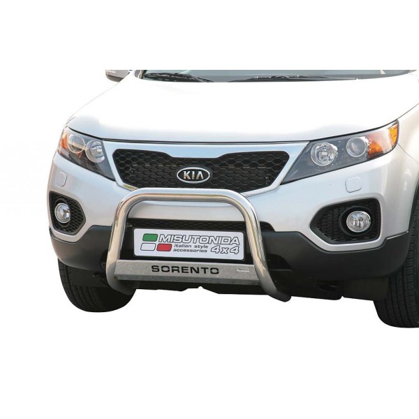 Kia Sorento II nerezový přední ochranný rám 63mm