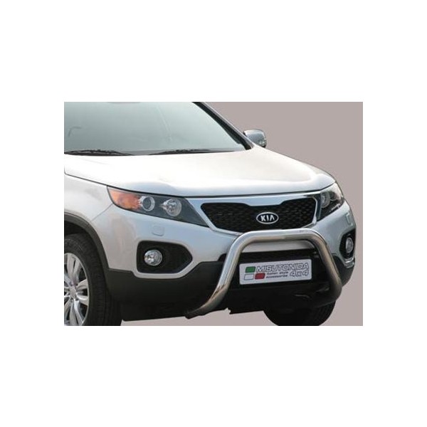 Kia Sorento II nerezový přední ochranný rám 76mm