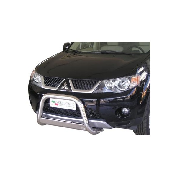 Mitsubishi Outlander II nerezový přední ochranný rám 63mm