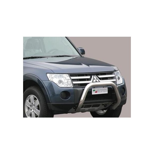 Mitsubishi Pajero IV nerezový přední ochranný rám 76mm