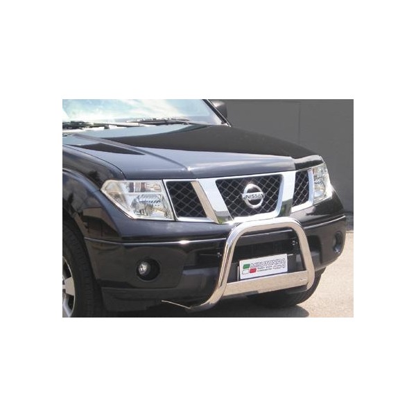 Nissan Navara II nerezový přední ochranný rám 63mm