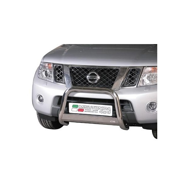 Nissan Navara II FL nerezový přední ochranný rám 63mm