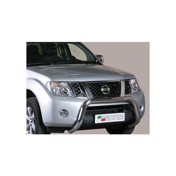 Nissan Navara V6 II FL nerezový přední ochranný rám 76mm