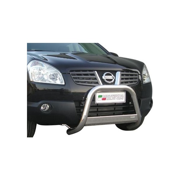 Nissan Qashqai nerezový přední ochranný rám 63mm