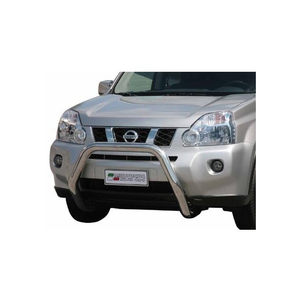 Nissan X-Trail II nerezový přední ochranný rám 76mm