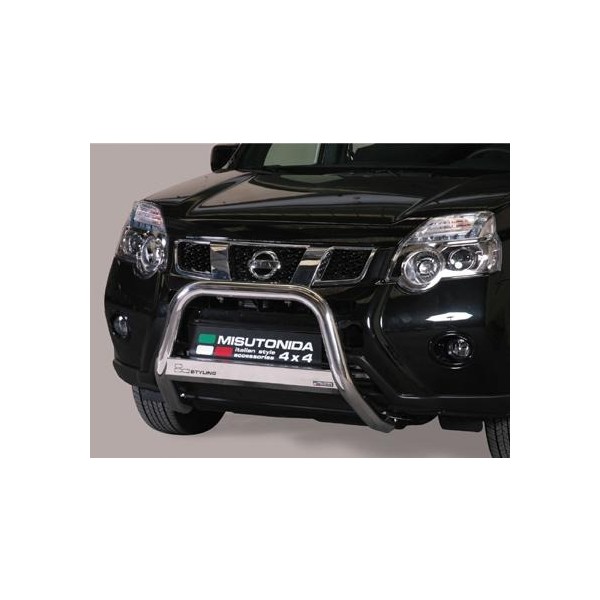 Nissan X-Trail II FL nerezový přední ochranný rám 63mm