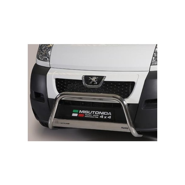 Peugeot Boxer nerezový přední ochranný rám 63mm
