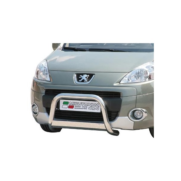 Peugeot Partner nerezový přední ochranný rám 63mm