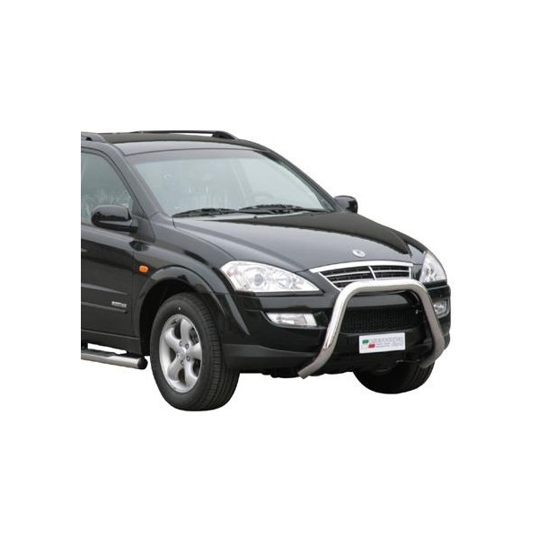SsangYong Kyron nerezový přední ochranný rám 76mm