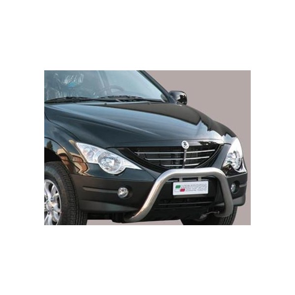 SsangYong Actyon nerezový přední ochranný rám 76mm