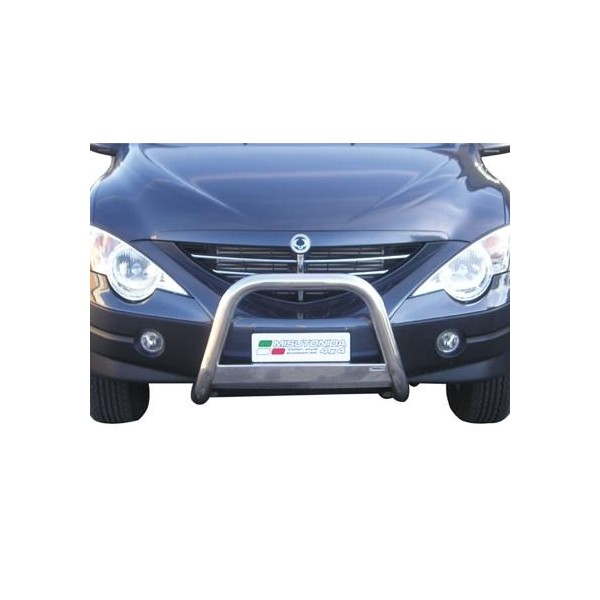 SsangYong Actyon Sports nerezový přední ochranný rám 63mm