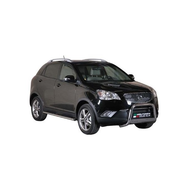 SsangYong Korando III nerezový přední ochranný rám 63mm