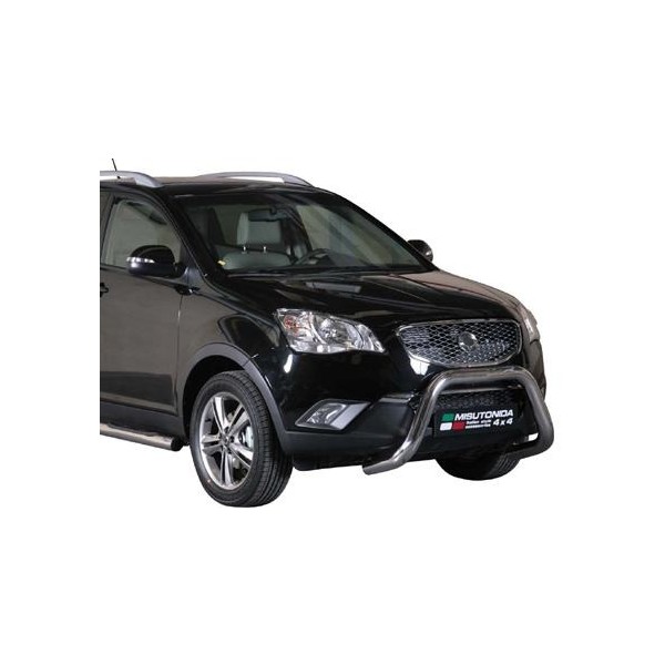 SsangYong Korando III nerezový přední ochranný rám 76mm