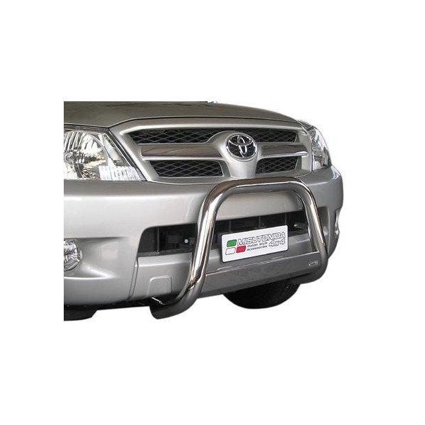 Toyota Hilux VII nerezový přední ochranný rám 63mm