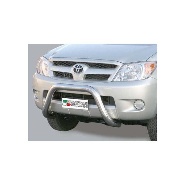 Toyota Hilux VII nerezový přední ochranný rám 76mm