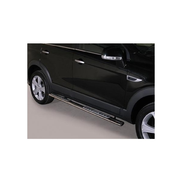 Nerez boční designové nášlapy Chevrolet Captiva FL