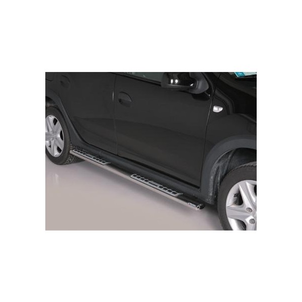 Nerez boční designové nášlapy Dacia Sandero Stepway