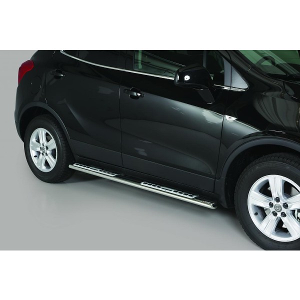 Nerez boční designové nášlapy Opel Mokka / X
