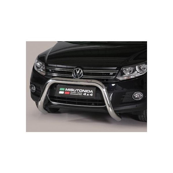 Volkswagen Tiguan FL nerezový přední ochranný rám 76mm